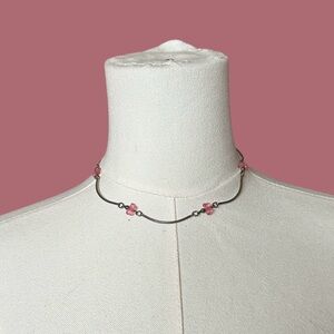 Elegant Pink butterfly Necklace